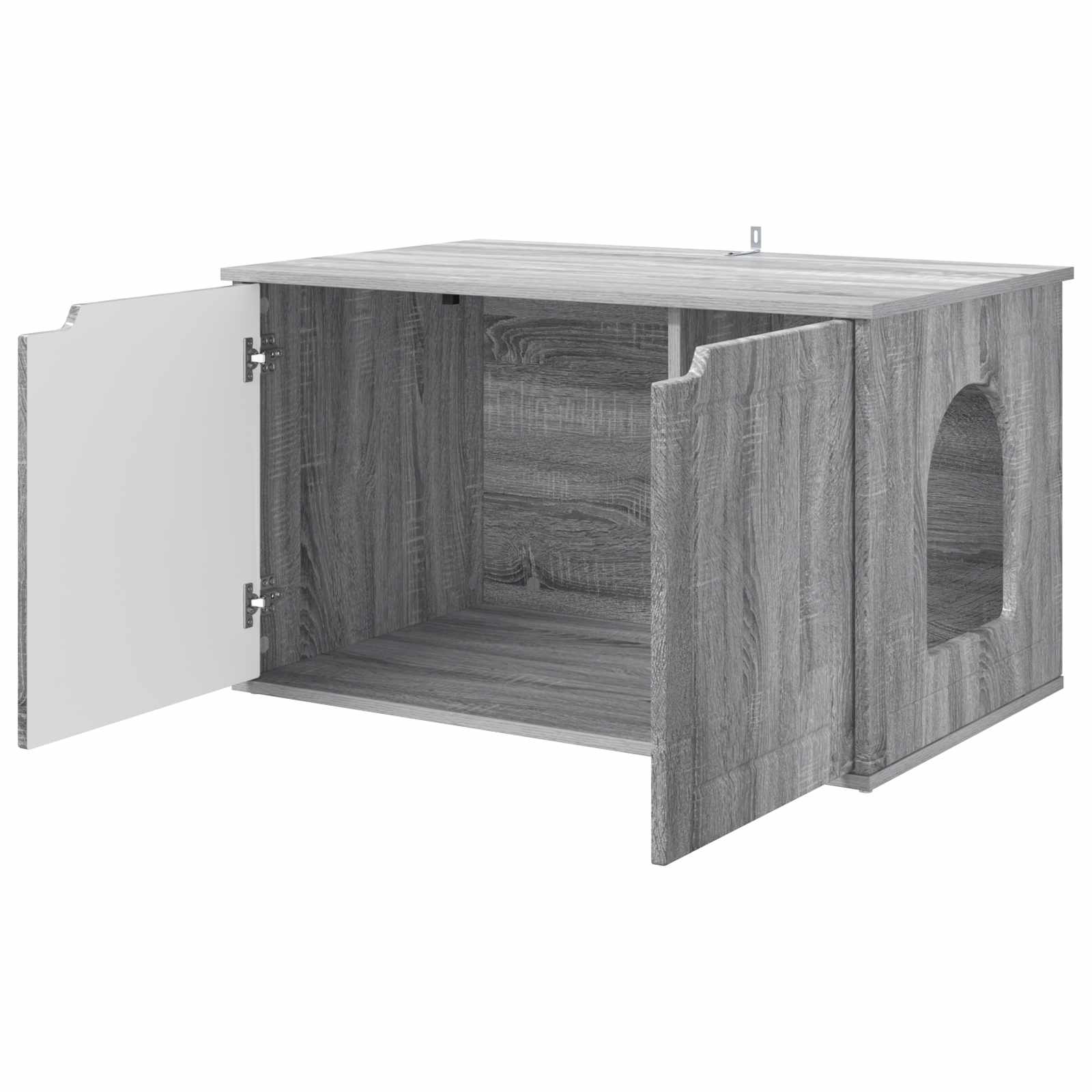 vidaXL Koty Dom Szary Sonoma 85 x 55 x 50,5 cm Materiał drewnopochodny