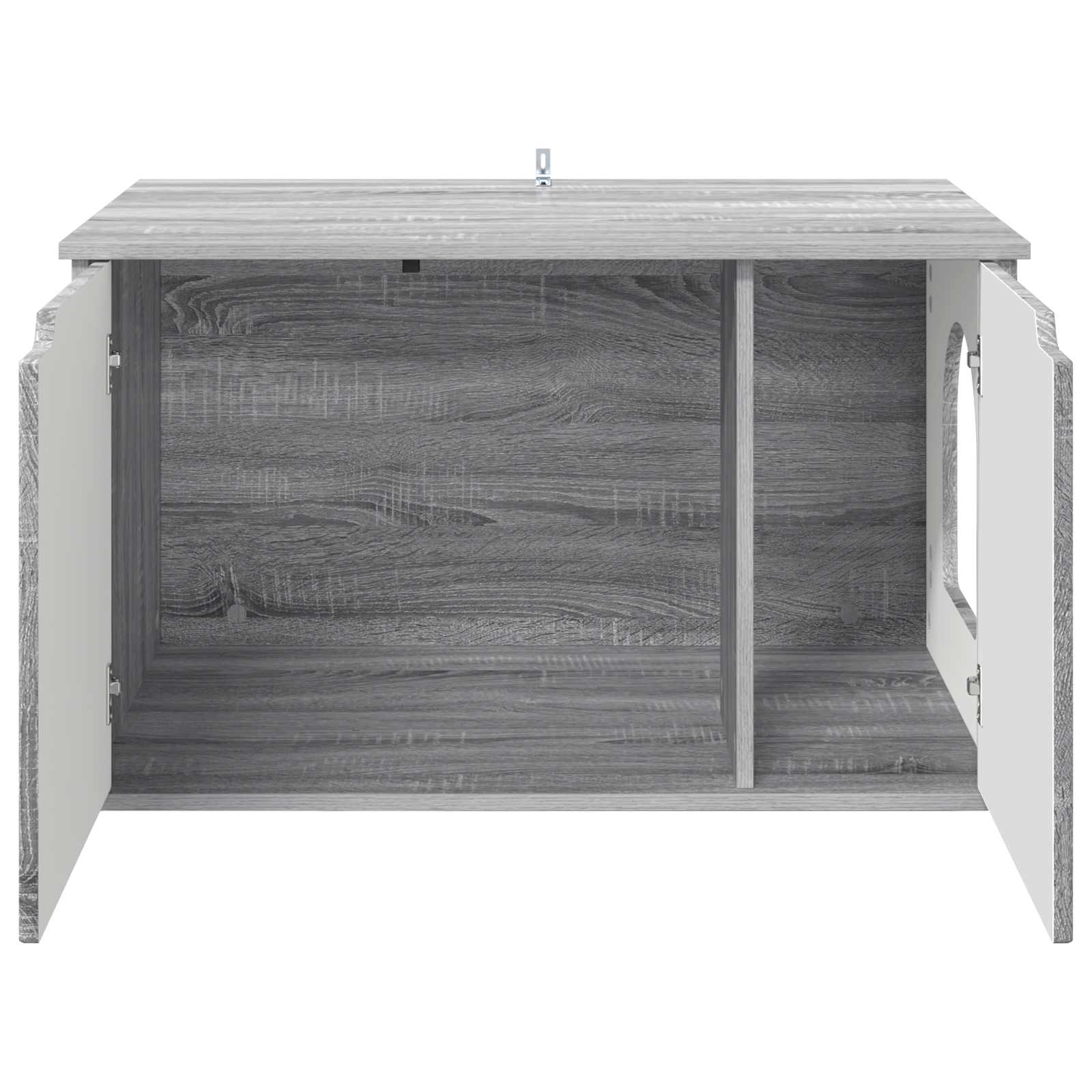 vidaXL Koty Dom Szary Sonoma 85 x 55 x 50,5 cm Materiał drewnopochodny