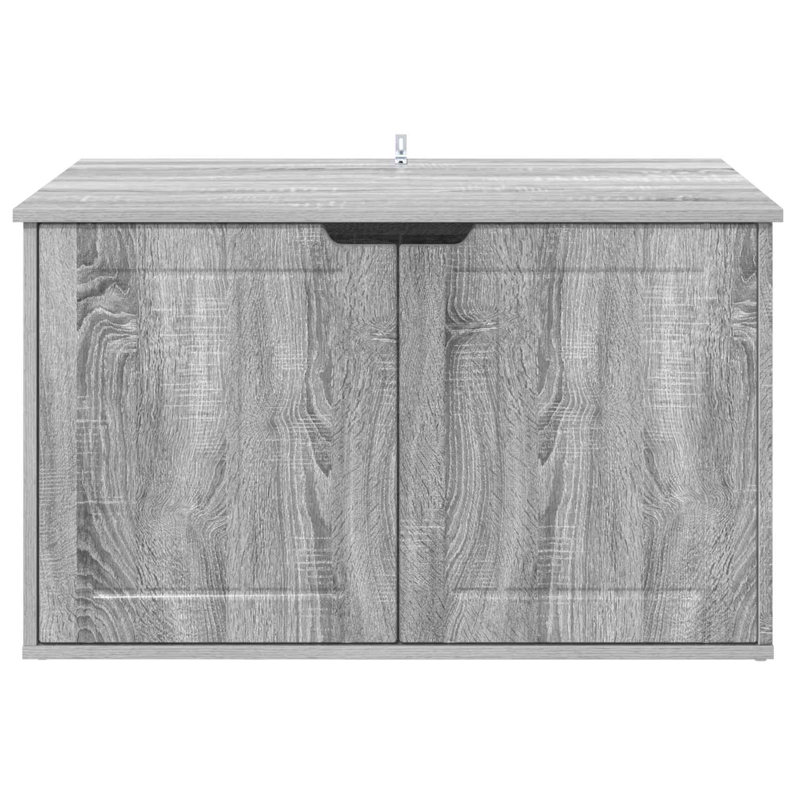 vidaXL Koty Dom Szary Sonoma 85 x 55 x 50,5 cm Materiał drewnopochodny