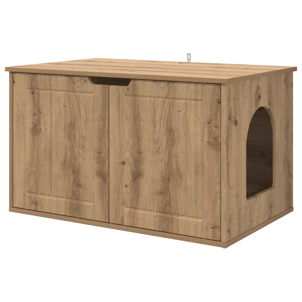 vidaXL Koty Dom Dąb rzemieślniczy 85 x 55 x 50,5 cm
