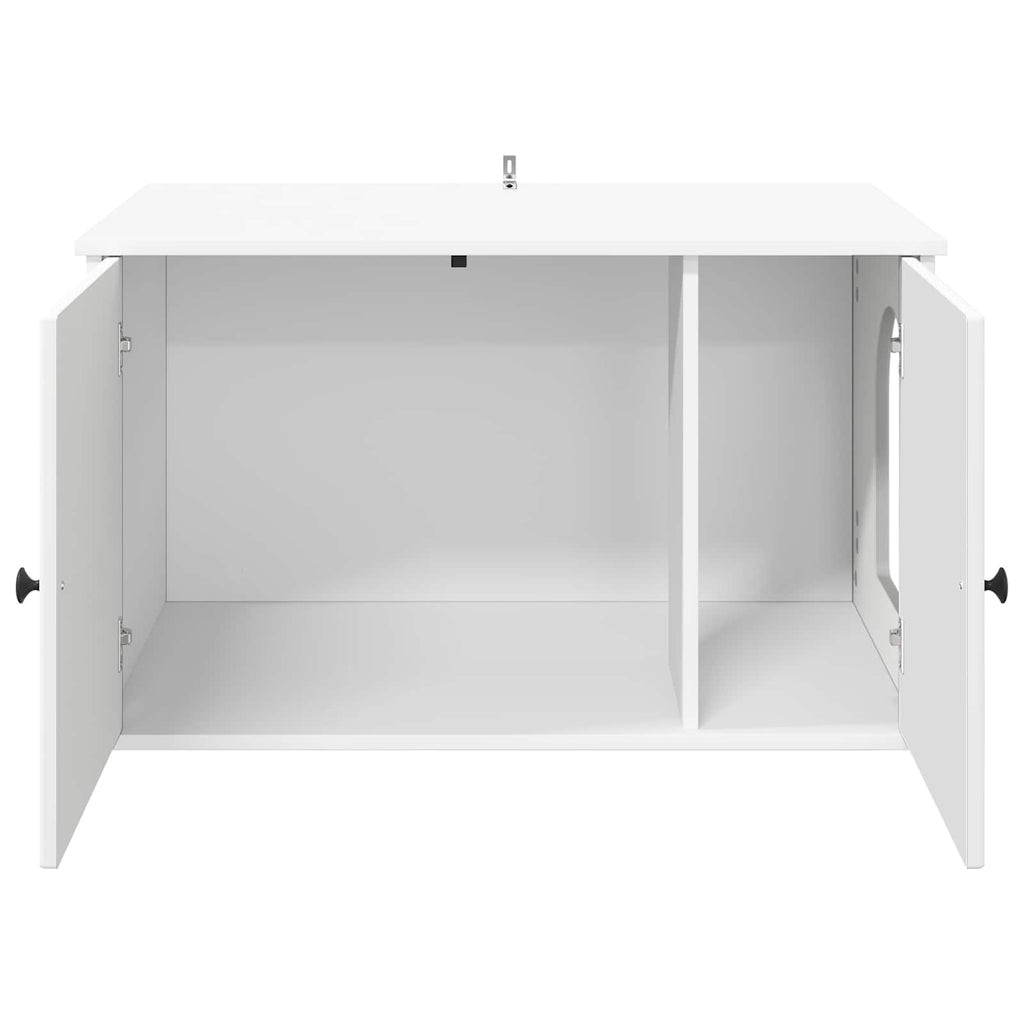 vidaXL Koty Dom Biały 85 x 55 x 50,5 cm Materiał drewnopochodny