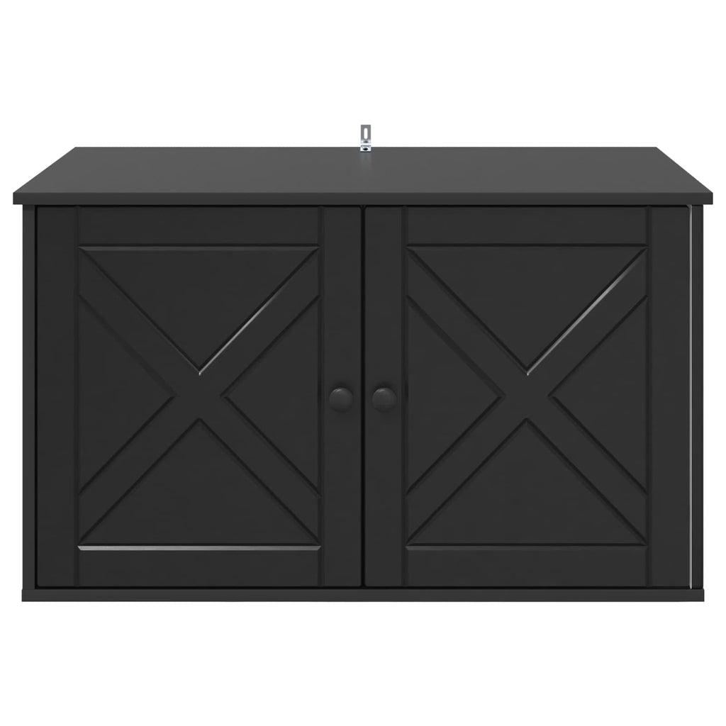 vidaXL Koty Dom Czarny 85 x 55 x 50,5 cm Materiał drewnopochodny