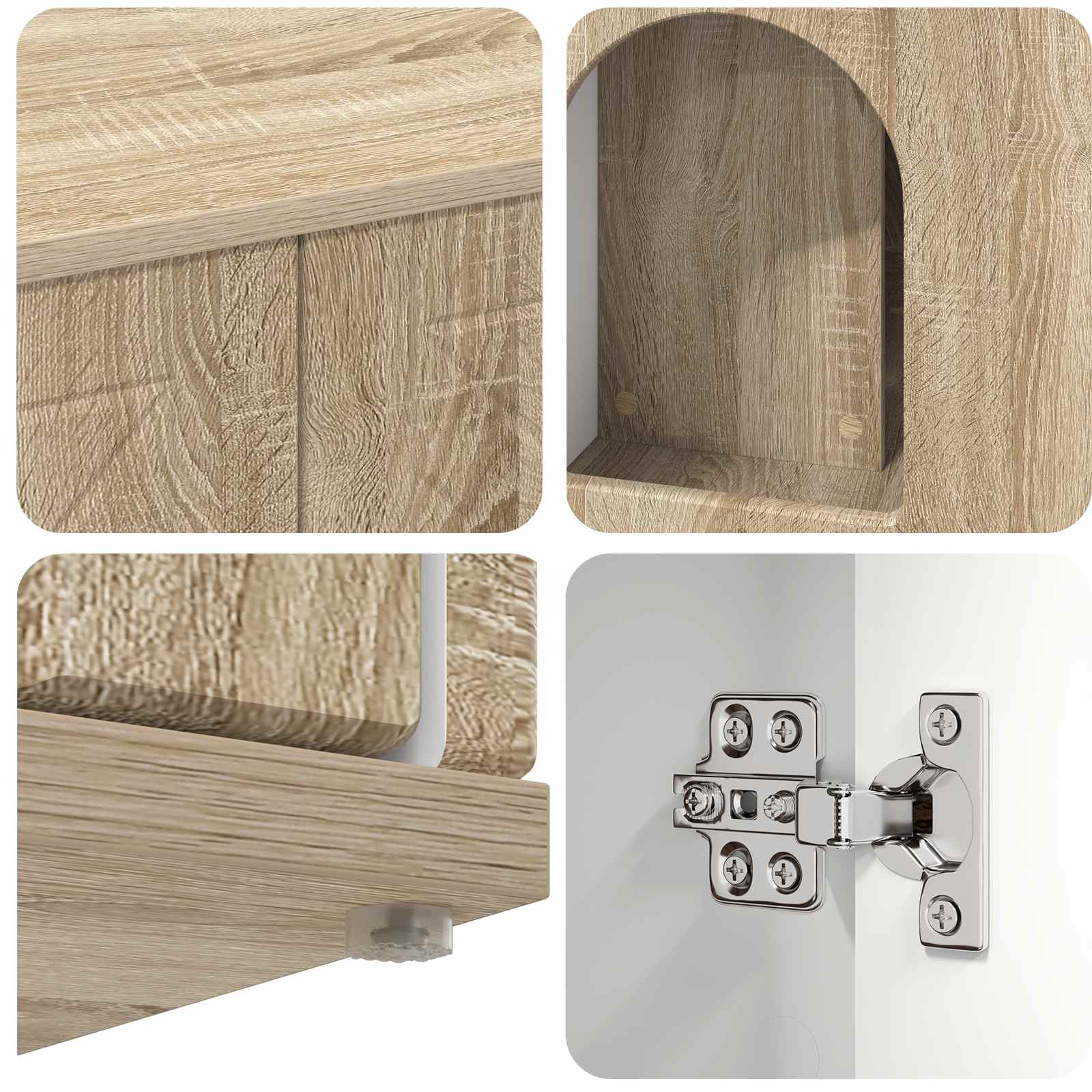 vidaXL Koty Dom Sonoma 85 x 55 x 50,5 cm Materiał drewnopochodny