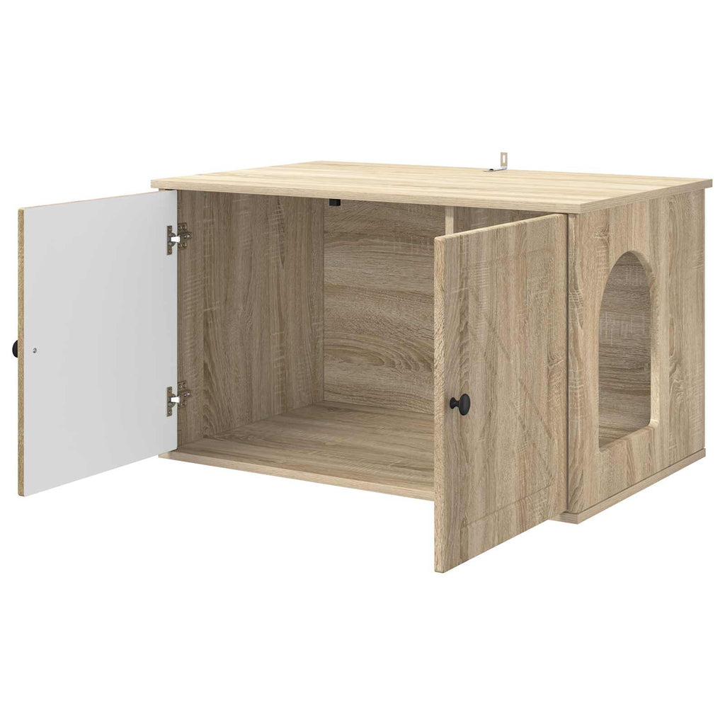 vidaXL Koty Dom Sonoma 85 x 55 x 50,5 cm Materiał drewnopochodny
