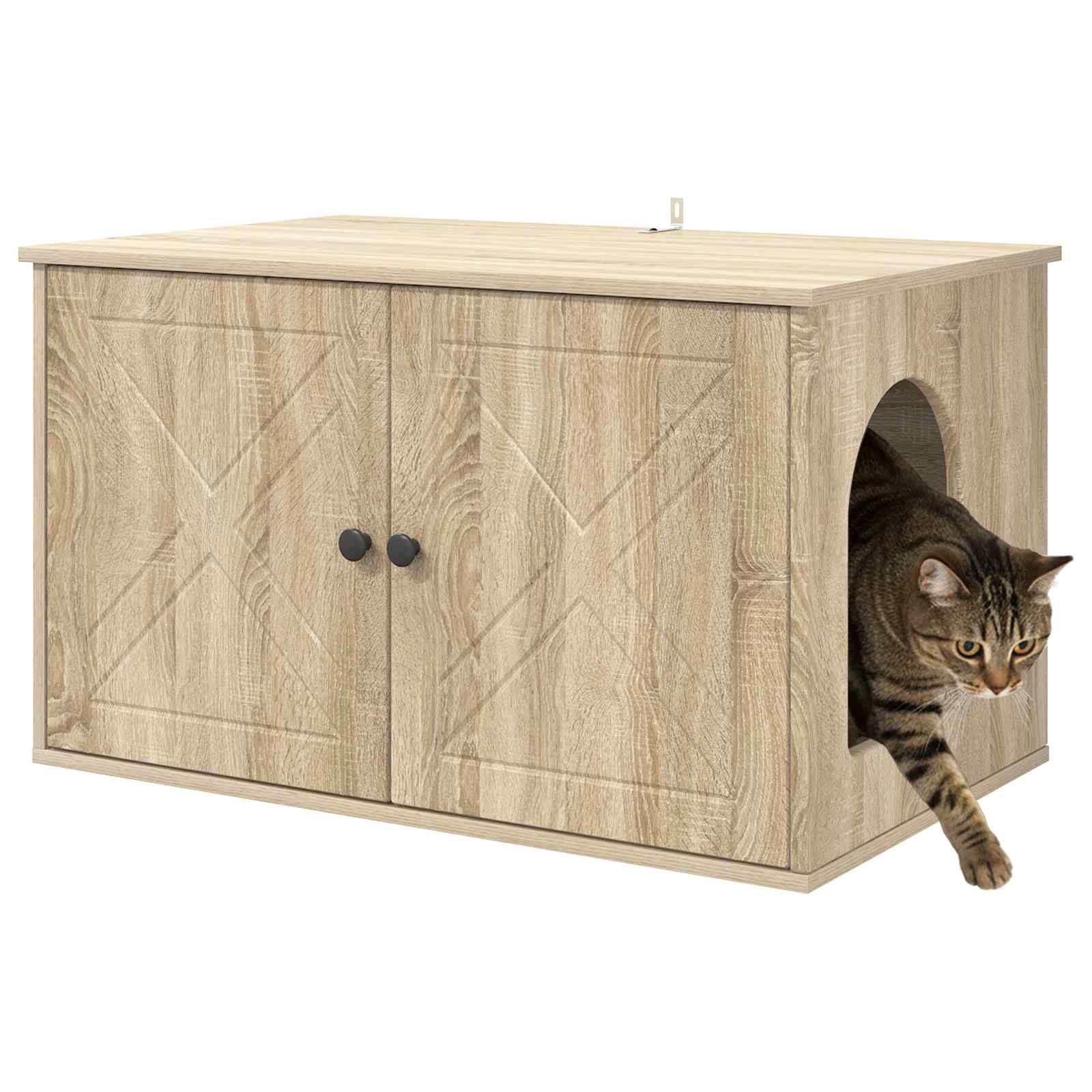 vidaXL Koty Dom Sonoma 85 x 55 x 50,5 cm Materiał drewnopochodny