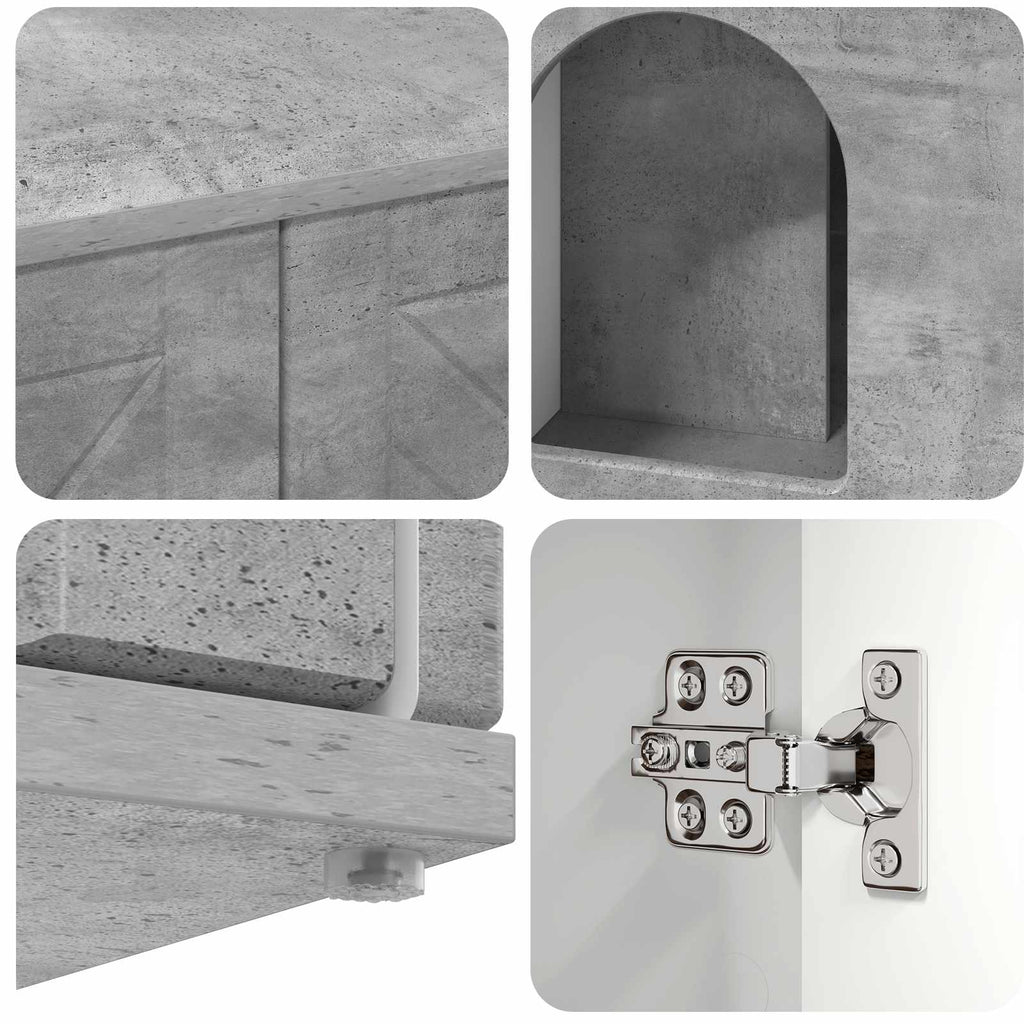 vidaXL Koty Dom Betonowy 85 x 55 x 50 cm Materiał drewnopochodny
