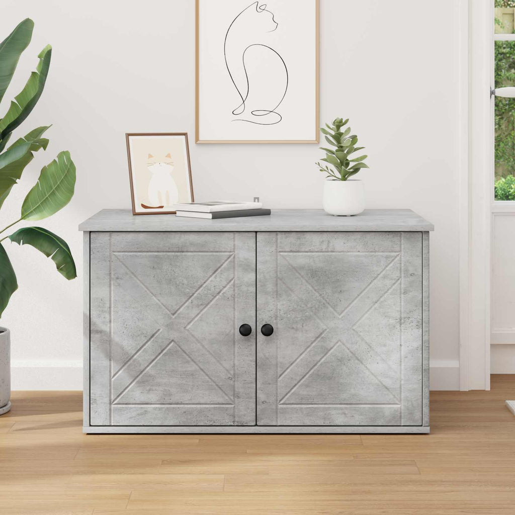 vidaXL Koty Dom Betonowy 85 x 55 x 50 cm Materiał drewnopochodny