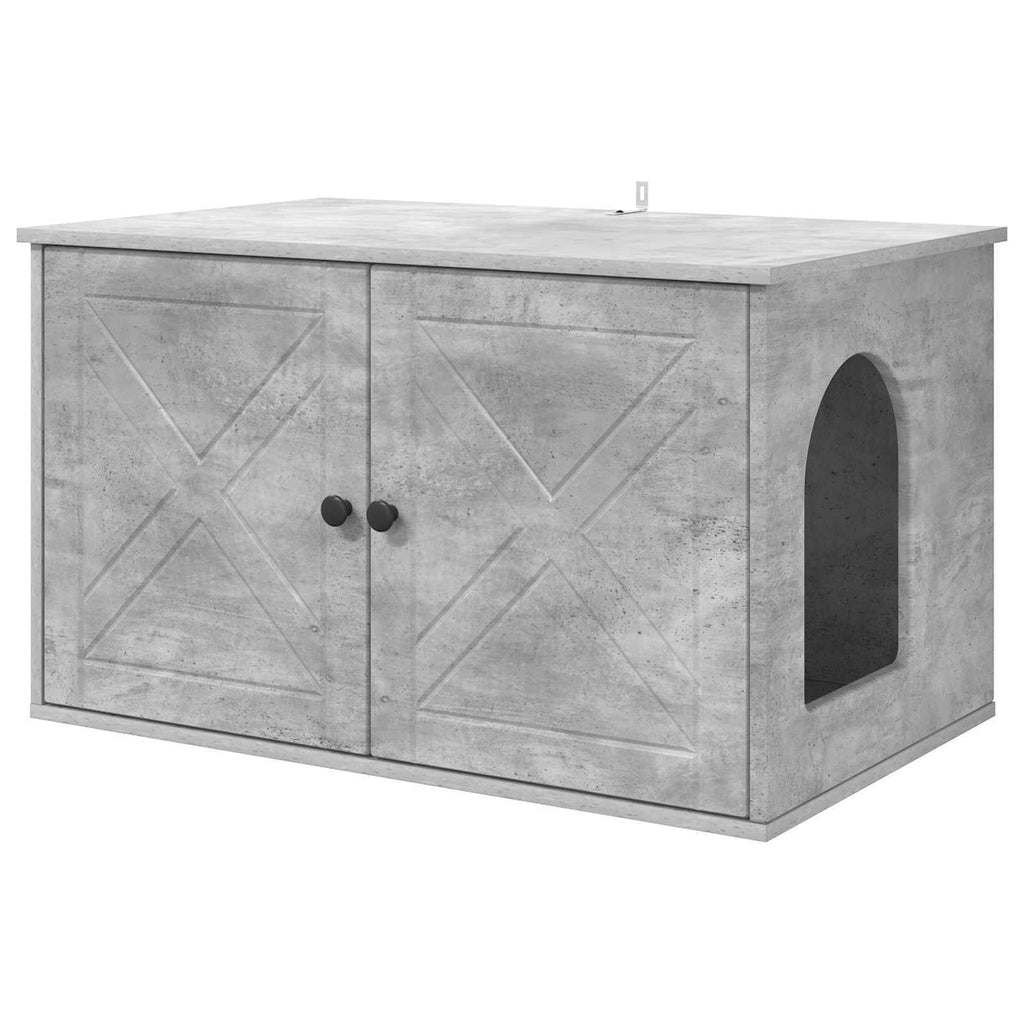 vidaXL Koty Dom Betonowy 85 x 55 x 50 cm Materiał drewnopochodny