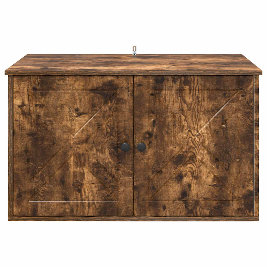 vidaXL Koty Dom Dąb wędzony 85 x 55 x 50 cm Materiał drewnopochodny