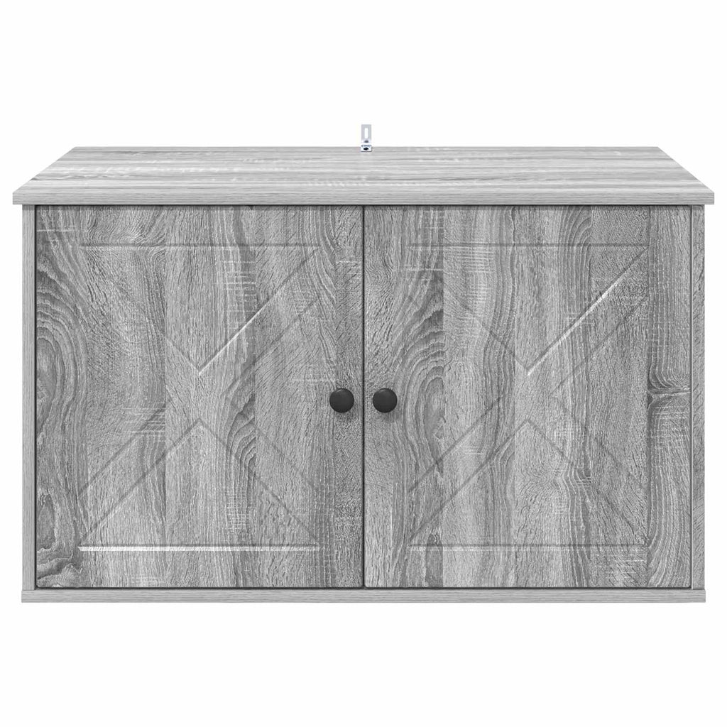 vidaXL Koty Dom Szary Sonoma 85 x 55 x 50 cm Materiał drewnopochodny