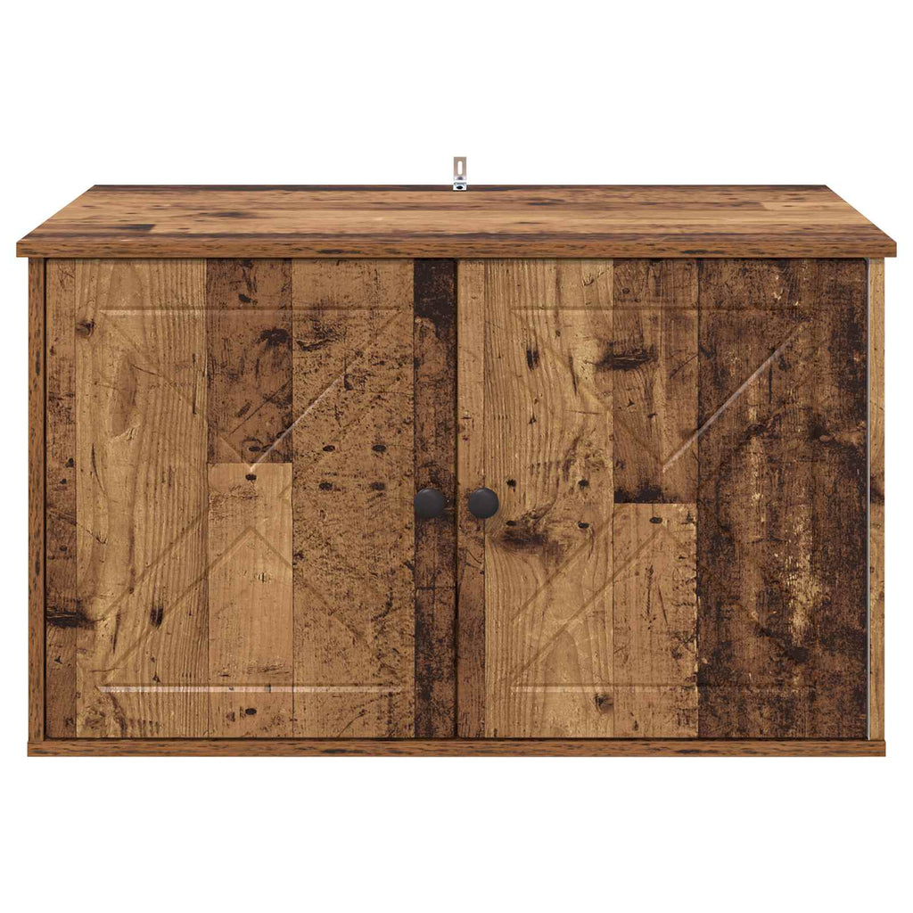 vidaXL Koty Dom Stare drewno 85 x 55 x 50 cm Materiał drewnopochodny