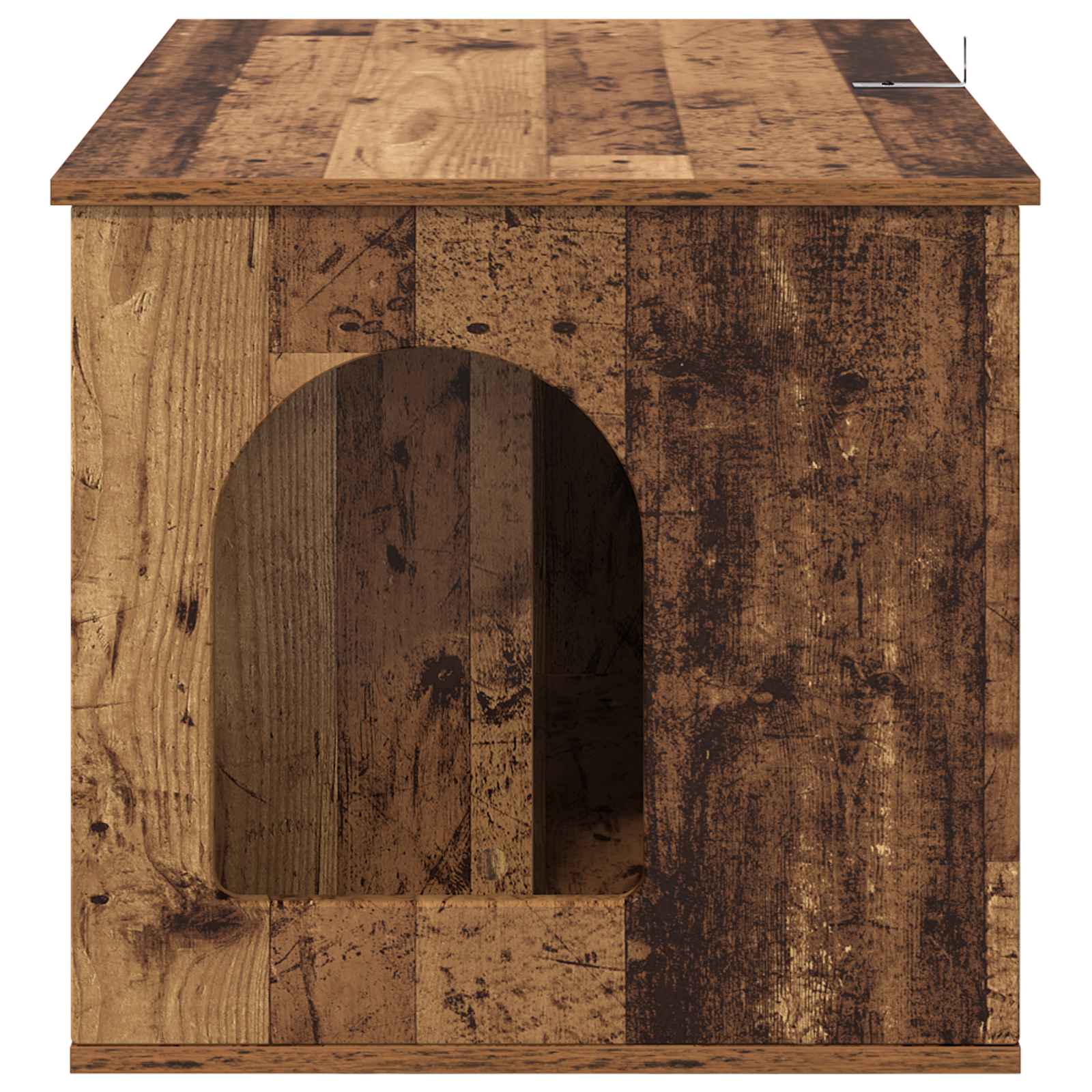 vidaXL Koty Dom Stare drewno 85 x 55 x 50 cm Materiał drewnopochodny