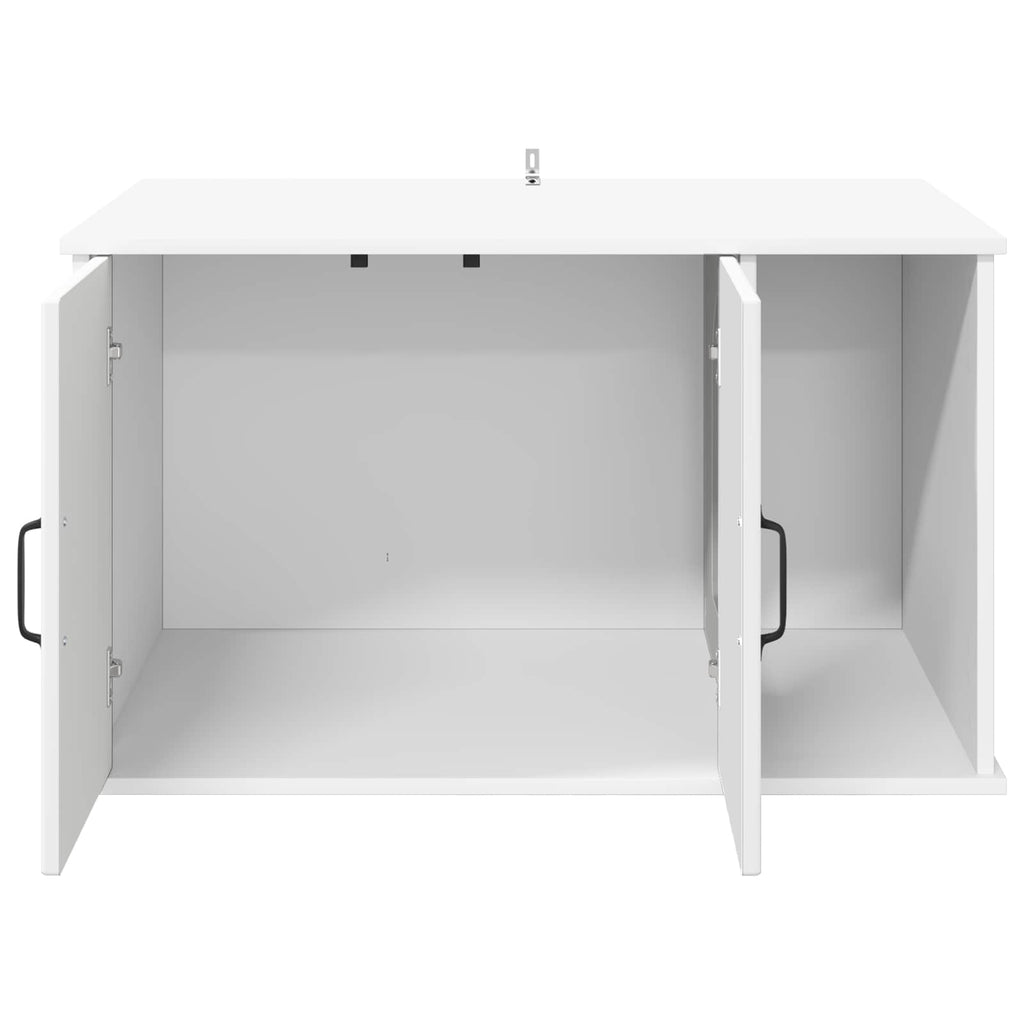vidaXL Koty Dom Biały 85 x 55 x 50 cm Materiał drewnopochodny