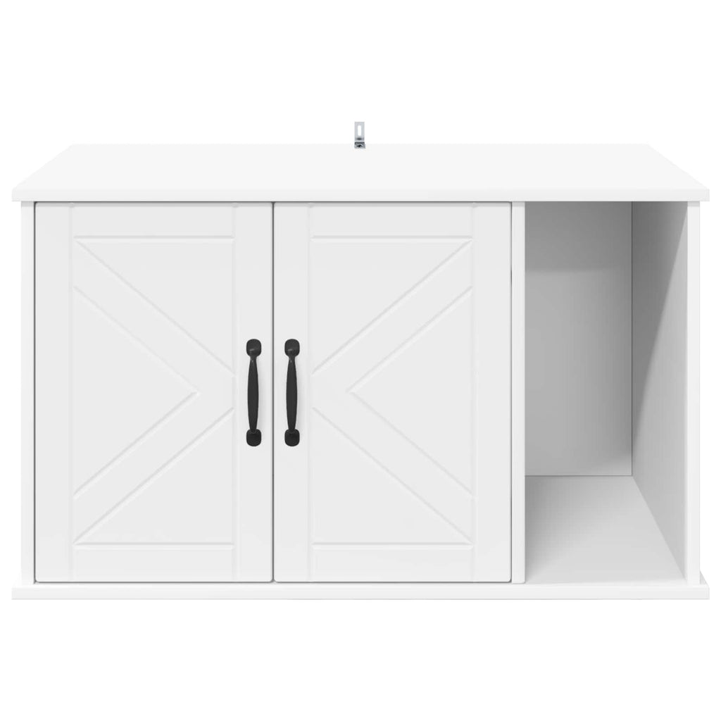 vidaXL Koty Dom Biały 85 x 55 x 50 cm Materiał drewnopochodny
