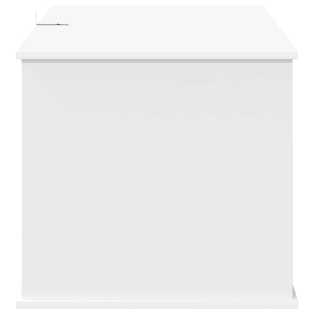 vidaXL Koty Dom Biały 85 x 55 x 50 cm Materiał drewnopochodny