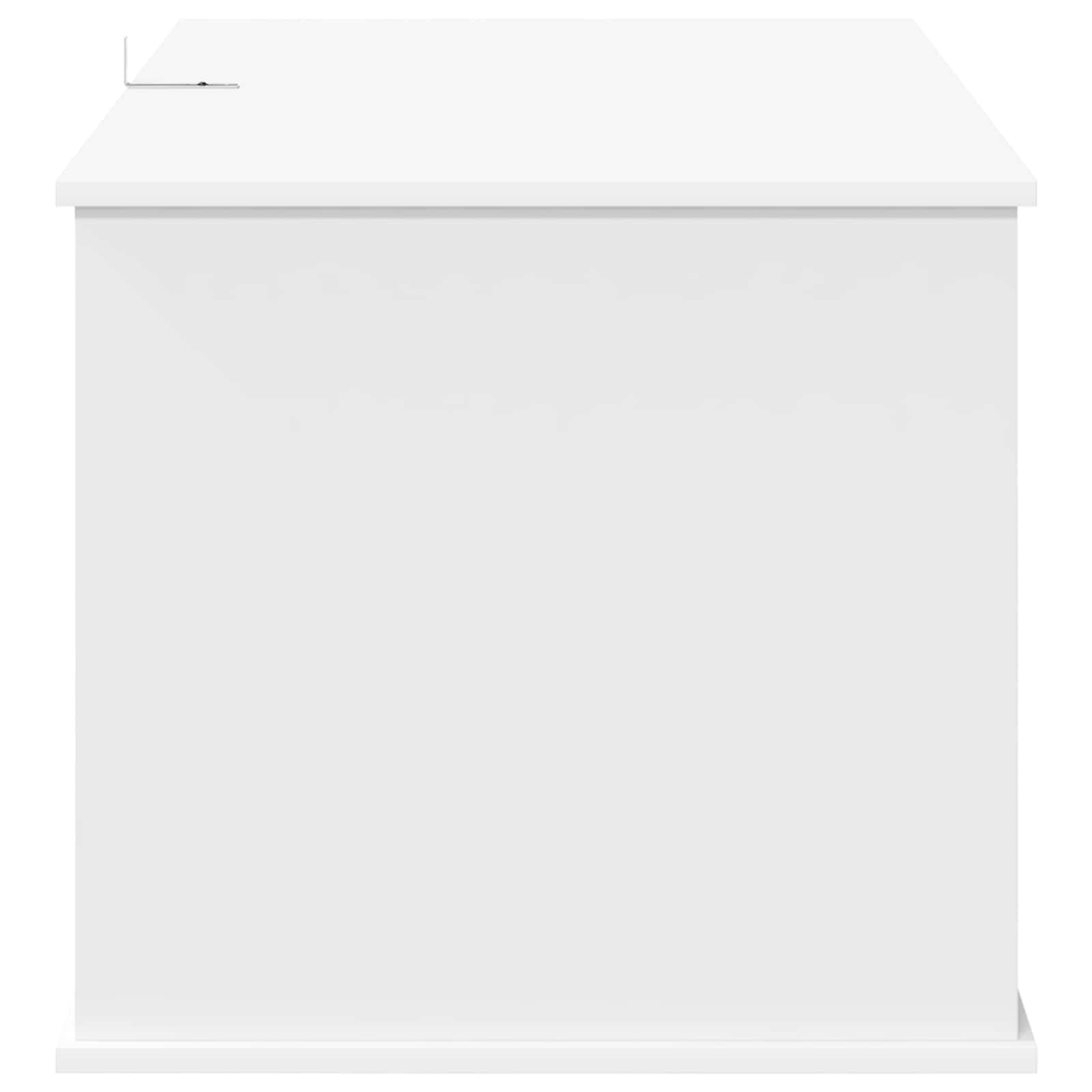 vidaXL Koty Dom Biały 85 x 55 x 50 cm Materiał drewnopochodny