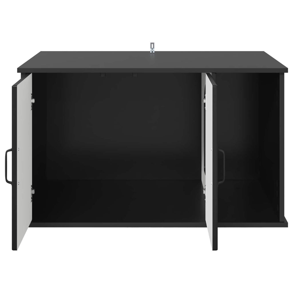 vidaXL Koty Dom Czarny 85 x 55 x 50 cm Materiał drewnopochodny