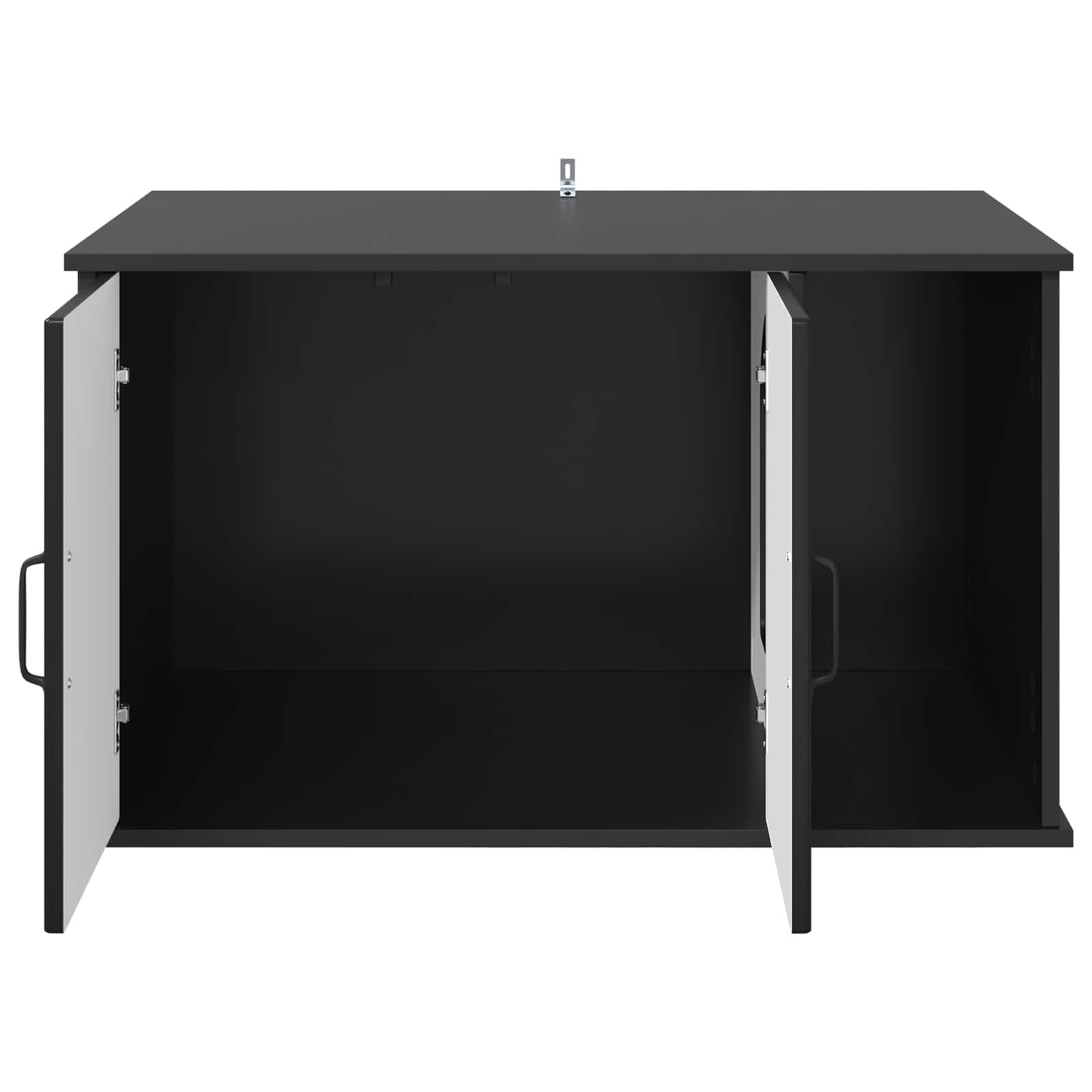 vidaXL Koty Dom Czarny 85 x 55 x 50 cm Materiał drewnopochodny