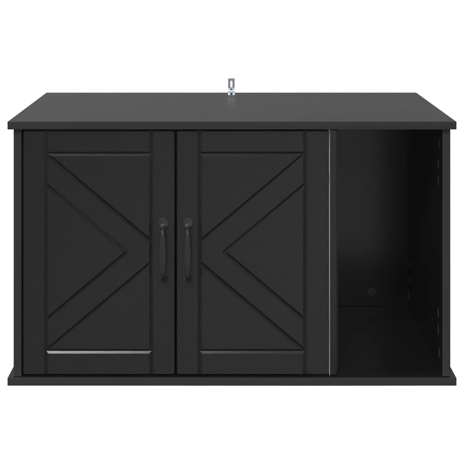 vidaXL Koty Dom Czarny 85 x 55 x 50 cm Materiał drewnopochodny