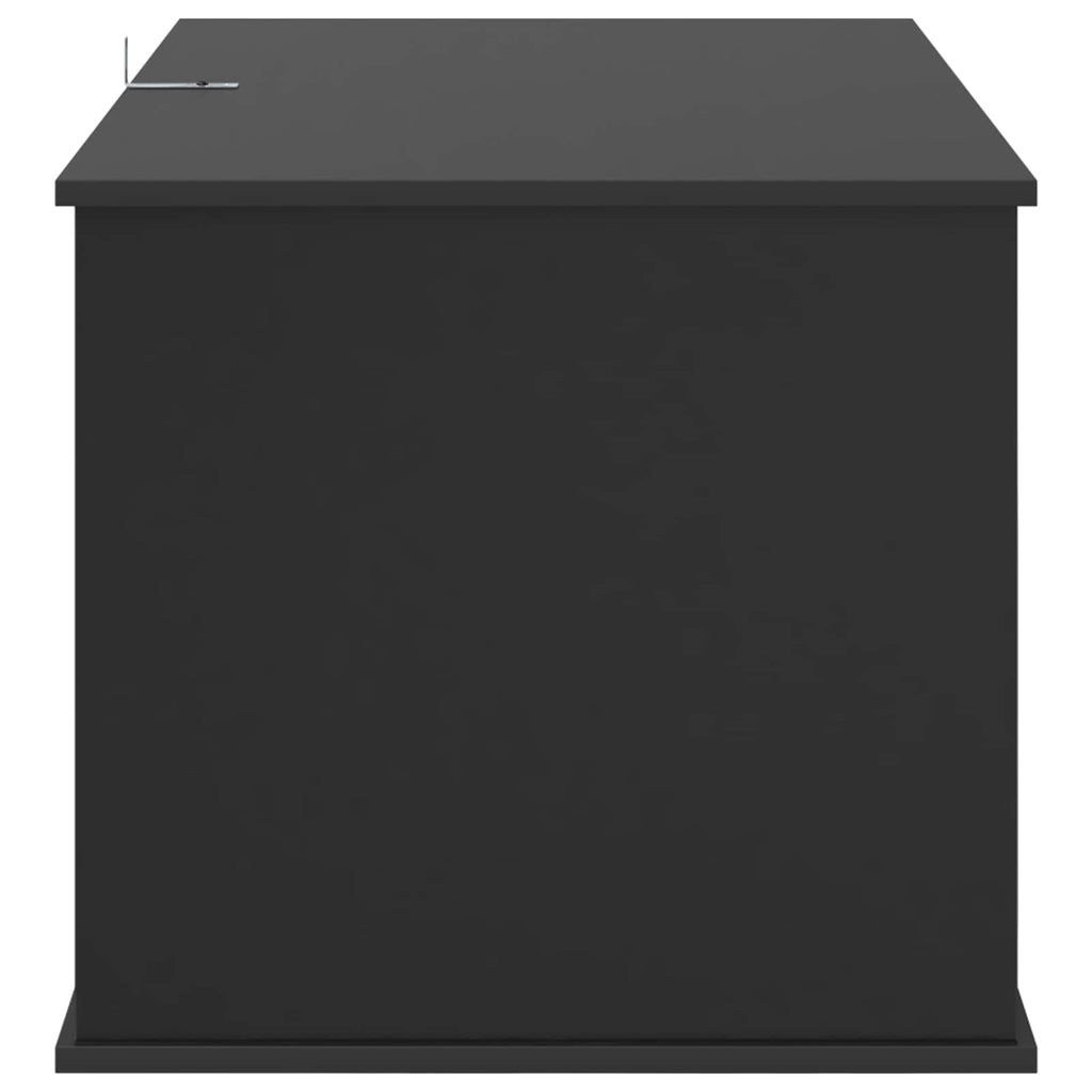 vidaXL Koty Dom Czarny 85 x 55 x 50 cm Materiał drewnopochodny