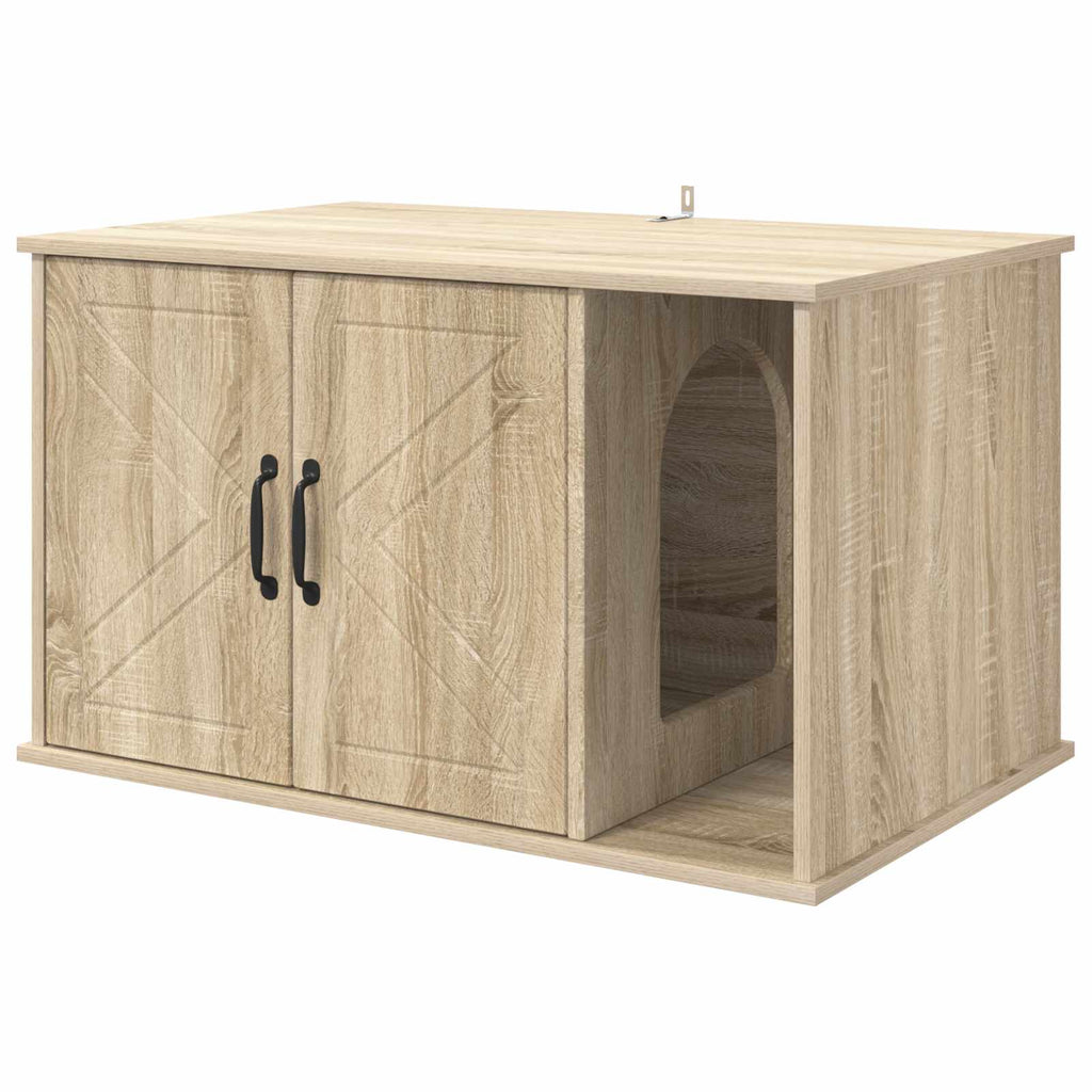 vidaXL Koty Dom Sonoma 85 x 55 x 50 cm Materiał drewnopochodny