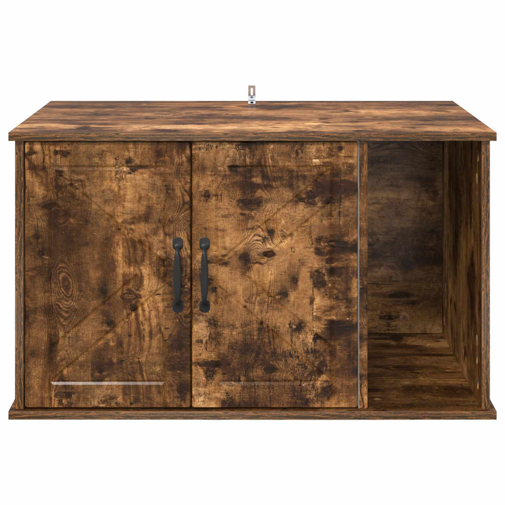 vidaXL Koty Dom Dąb wędzony 85 x 55 x 50 cm Materiał drewnopochodny