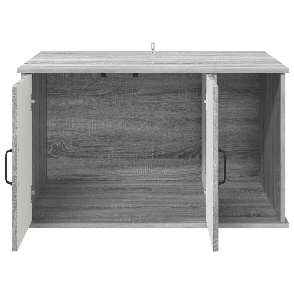 vidaXL Koty Dom Szary Sonoma 85 x 55 x 50 cm Materiał drewnopochodny