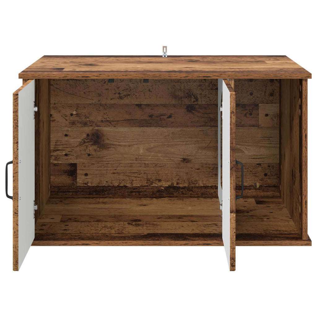 vidaXL Koty Dom Stare drewno 85 x 55 x 50 cm Materiał drewnopochodny