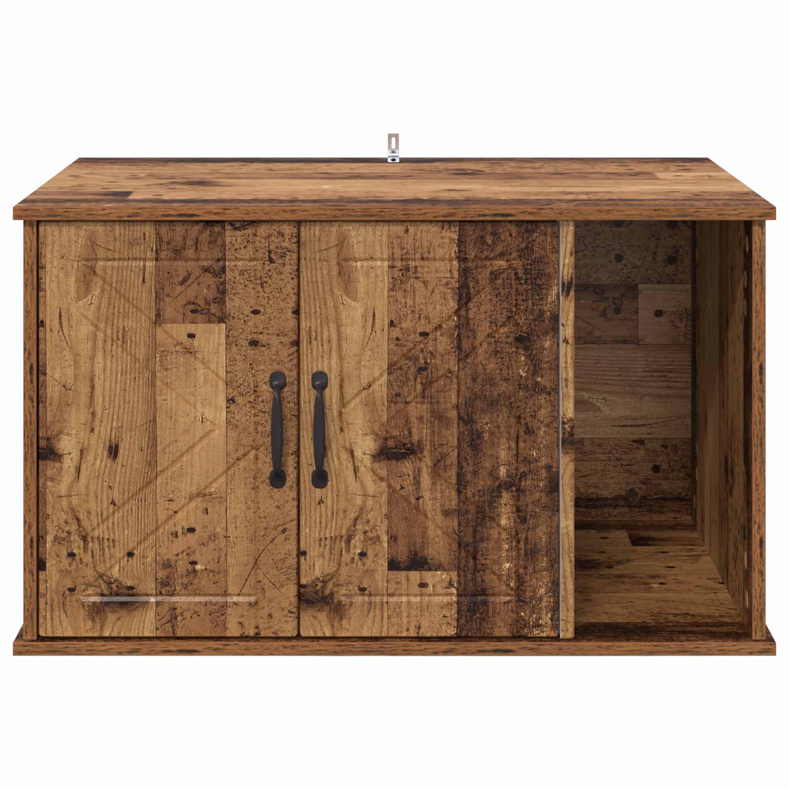 vidaXL Koty Dom Stare drewno 85 x 55 x 50 cm Materiał drewnopochodny