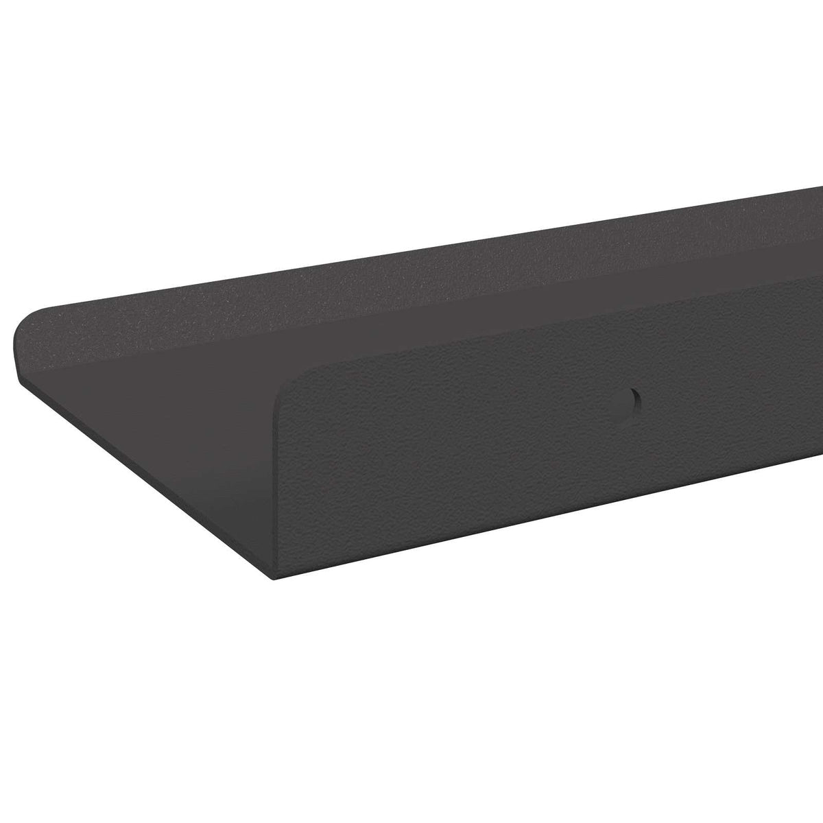 vidaXL Półka wisząca 3 szt. Czarny 40 x 9 x 2,5 cm Stal