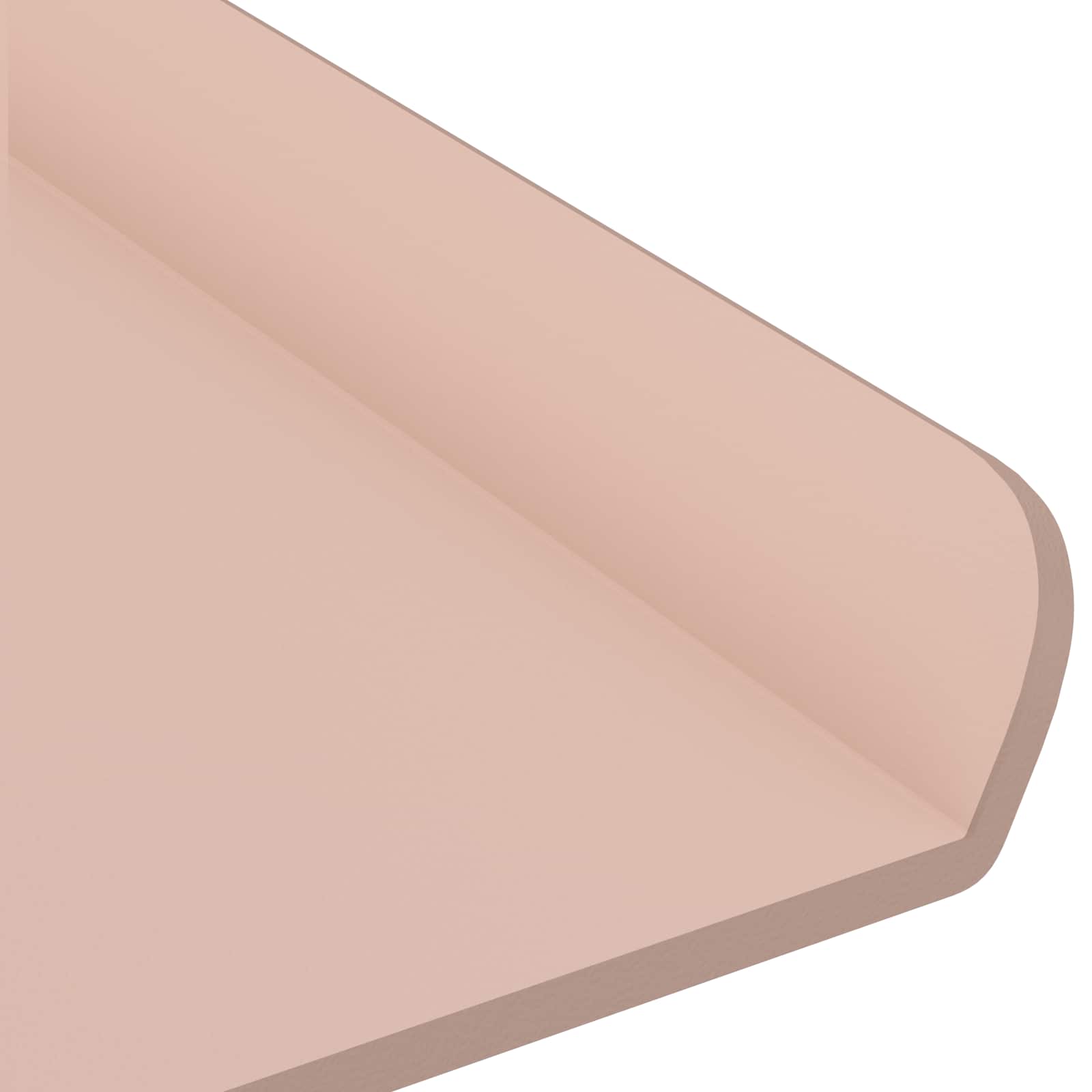 vidaXL Półka wisząca 3 pcs Różowy 40 x 9 x 2,5 cm Stal