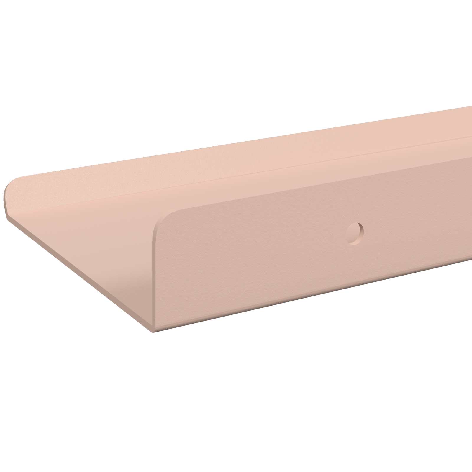 vidaXL Półka wisząca 3 pcs Różowy 40 x 9 x 2,5 cm Stal