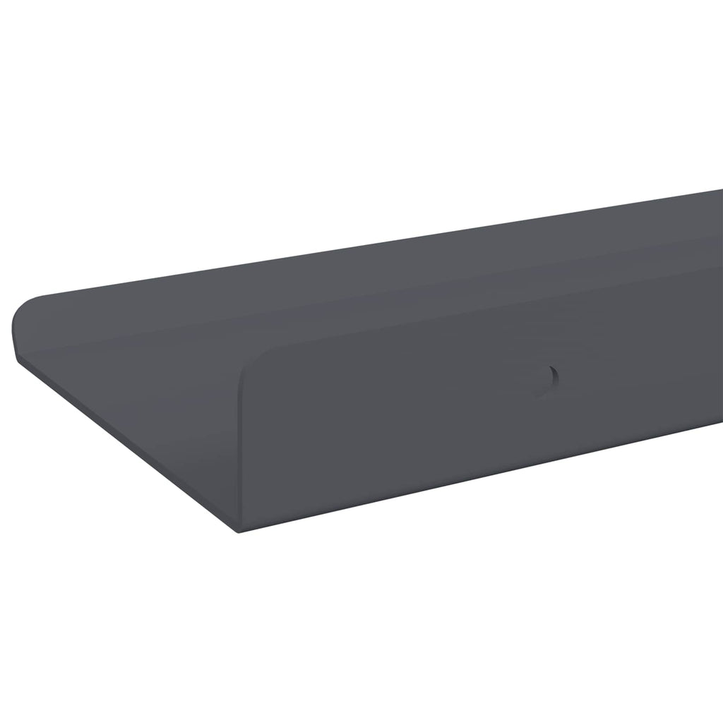 vidaXL Półka wisząca 3 pcs Antracyt 40 x 9 x 2,5 cm Stal