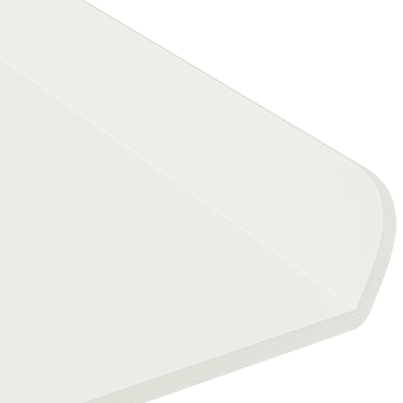 vidaXL Półka wisząca 3 pcs Biały 40 x 9 x 2,5 cm Stal