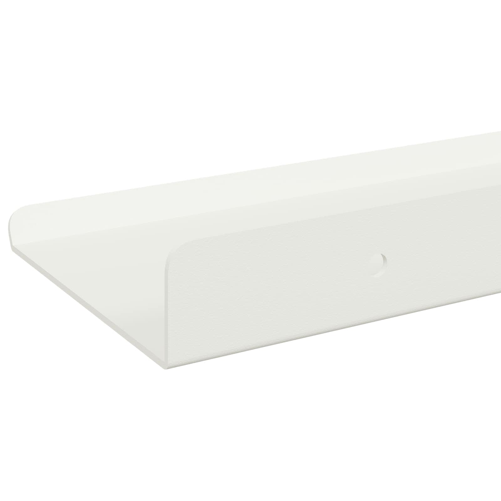 vidaXL Półka wisząca 3 pcs Biały 40 x 9 x 2,5 cm Stal