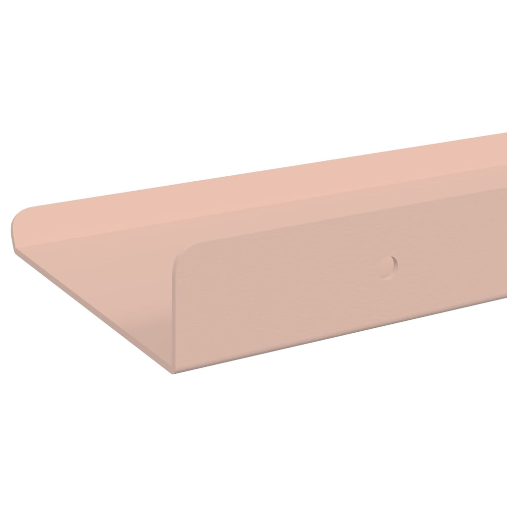 vidaXL Półka wisząca 2 pcs Różowy 30 x 9 x 2,5 cm Stal