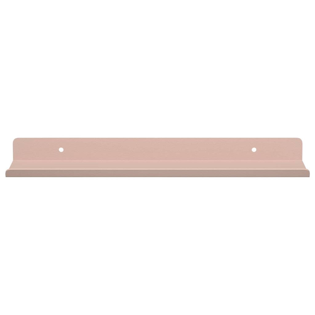 vidaXL Półka wisząca 2 pcs Różowy 30 x 9 x 2,5 cm Stal
