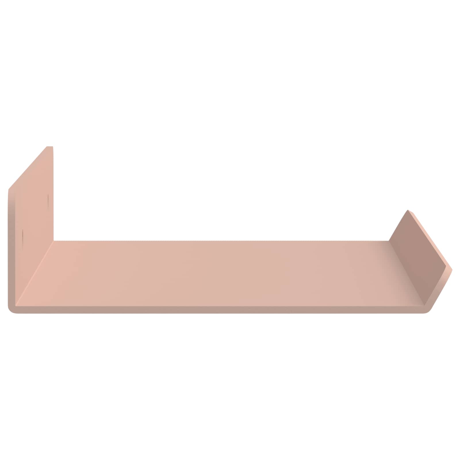 vidaXL Półka wisząca 2 pcs Różowy 30 x 9 x 2,5 cm Stal