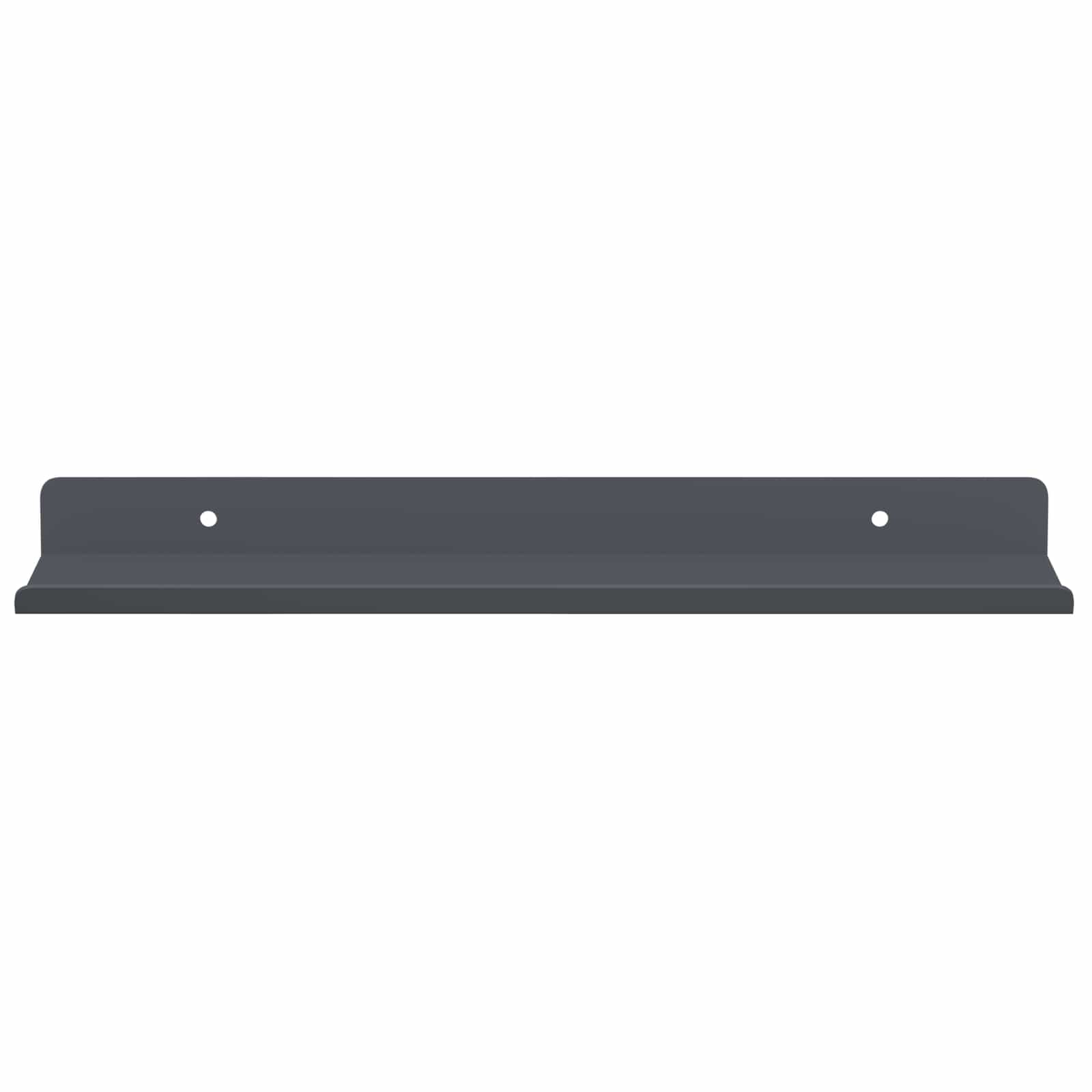 vidaXL Półka wisząca 2 pcs Antracyt 30 x 9 x 2,5 cm Stal