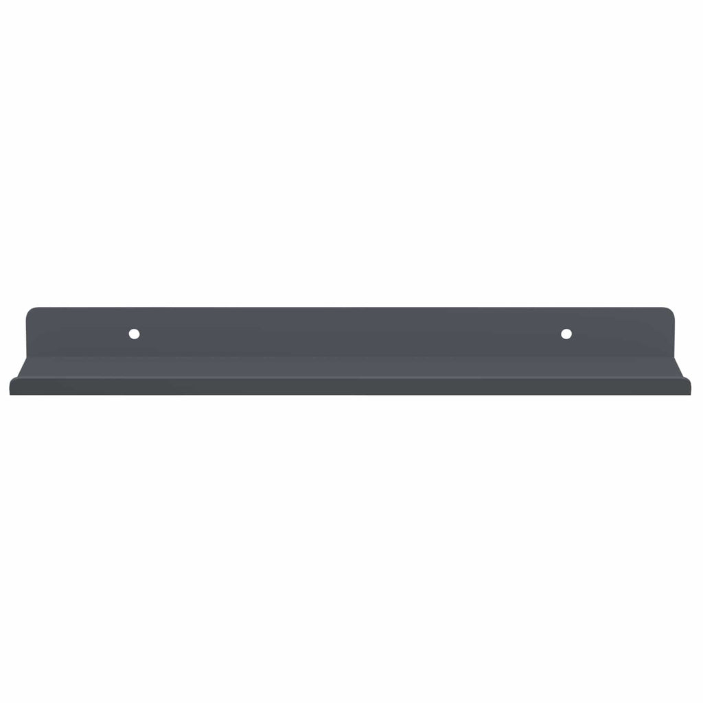 vidaXL Półka wisząca 4 pcs Antracyt 30 x 9 x 2,5 cm Stal