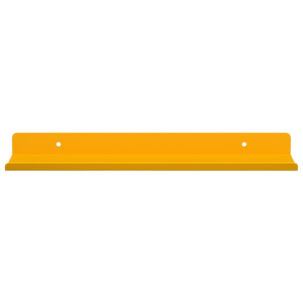 vidaXL Półka wisząca 4 pcs Musztardowy Żółty 30 x 9 x 2,5 cm Stal
