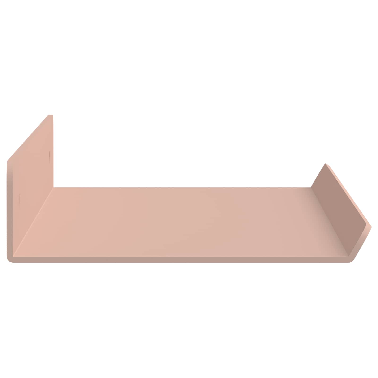 vidaXL Półka wisząca 4 pcs Różowy 40 x 8,5 x 2,5 cm Stal