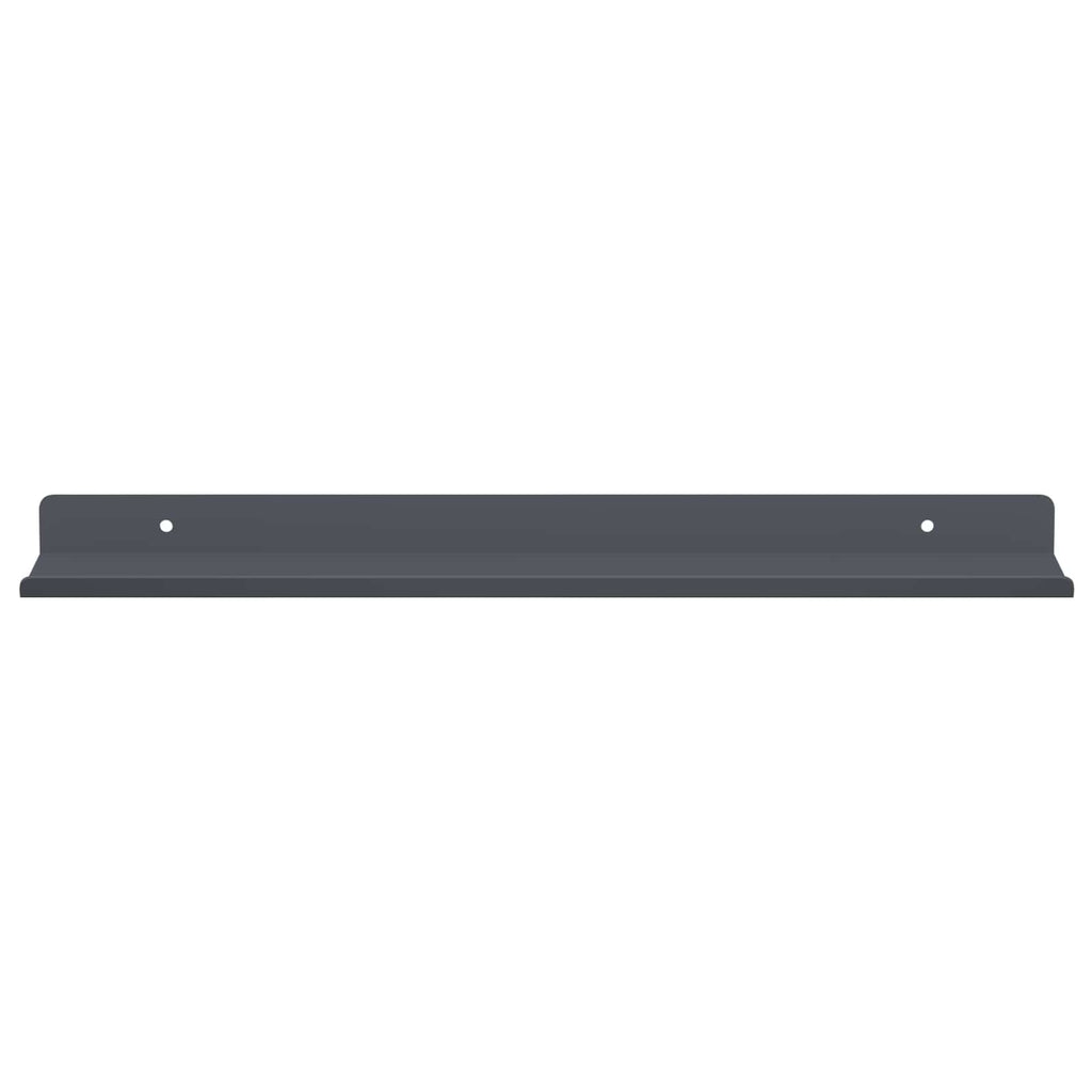 vidaXL Półka wisząca 2 pcs Antracyt 40 x 8,5 x 2,5 cm Stal