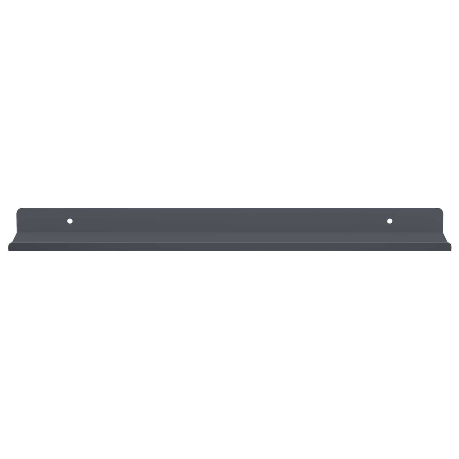 vidaXL Półka wisząca 4 pcs Antracyt 40 x 8,5 x 2,5 cm Stal