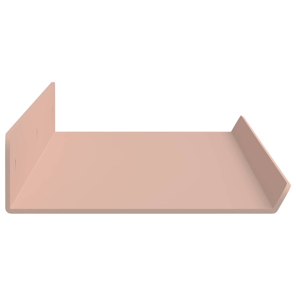 vidaXL Półka wisząca 2 pcs Różowy 60 x 8,5 x 2,5 cm Stal