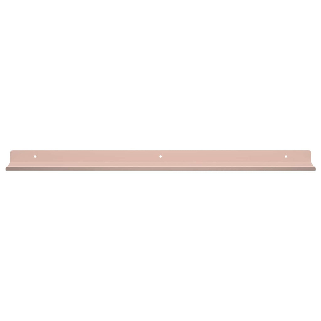 vidaXL Półka wisząca 4 pcs Różowy 60 x 8,5 x 2,5 cm Stal