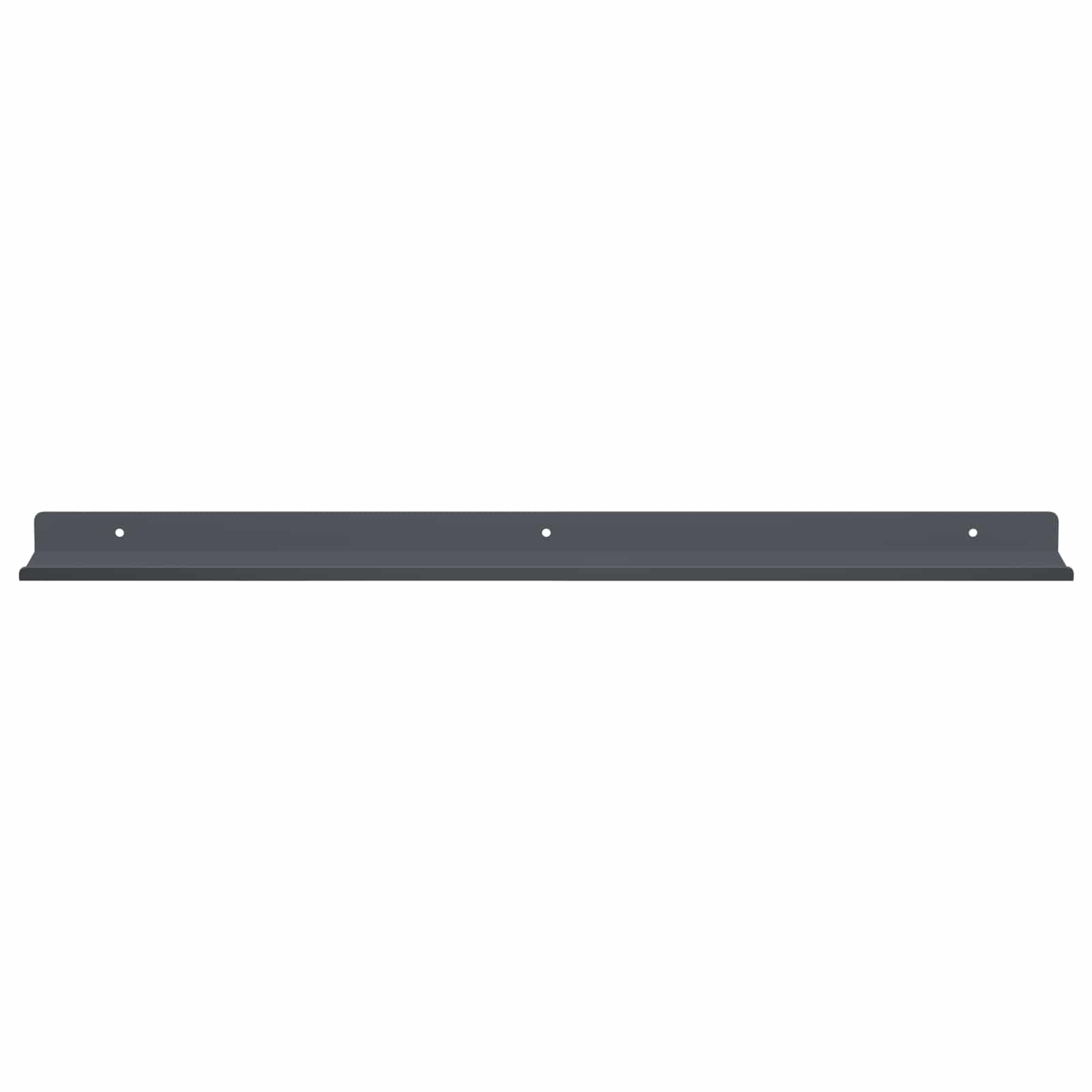 vidaXL Półka wisząca 2 pcs Antracyt 60 x 8,5 x 2,5 cm Stal