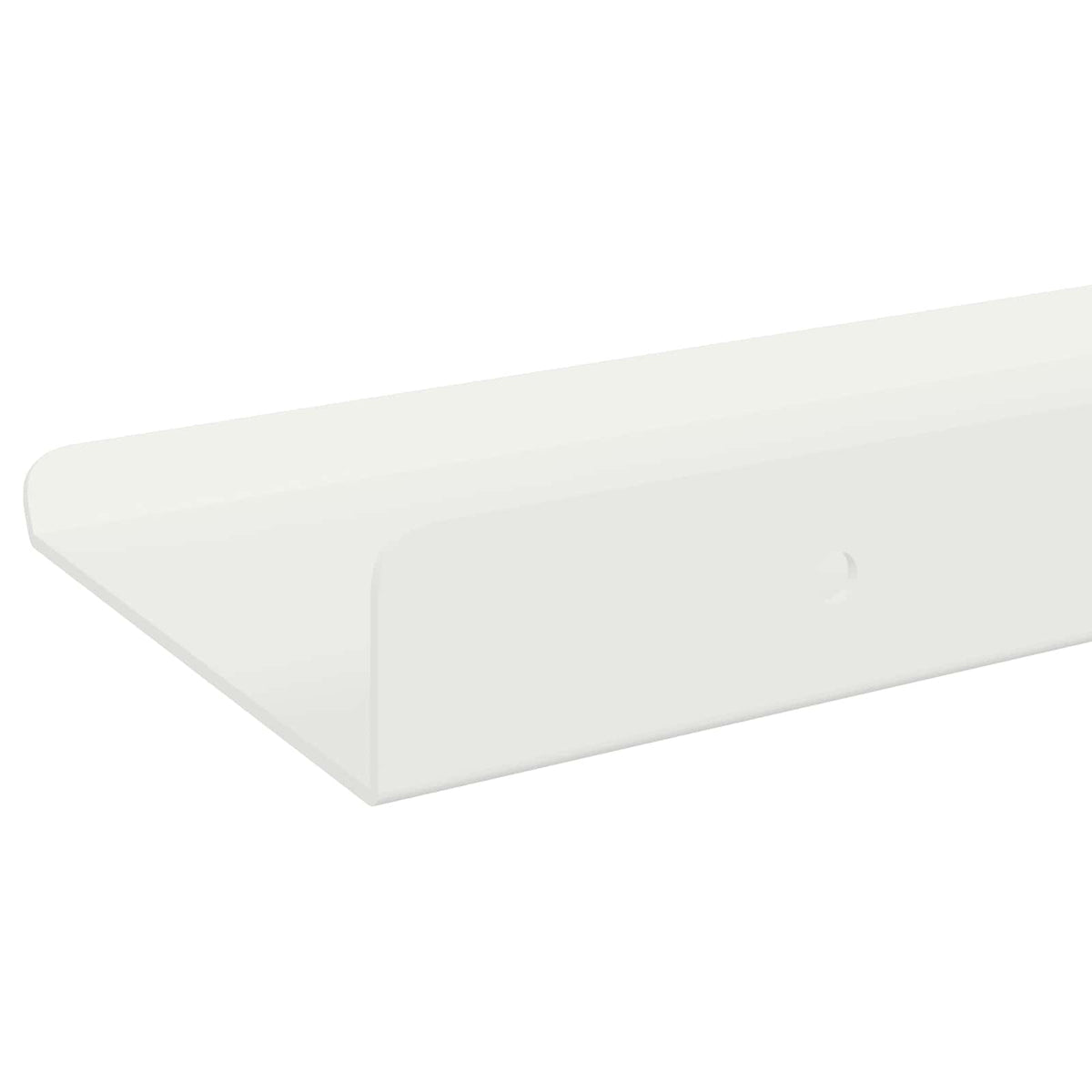 vidaXL Półka wisząca 2 szt. Biały 60 x 8,5 x 2,5 cm Stal