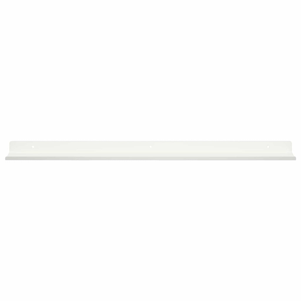 vidaXL Półka wisząca 2 szt. Biały 60 x 8,5 x 2,5 cm Stal