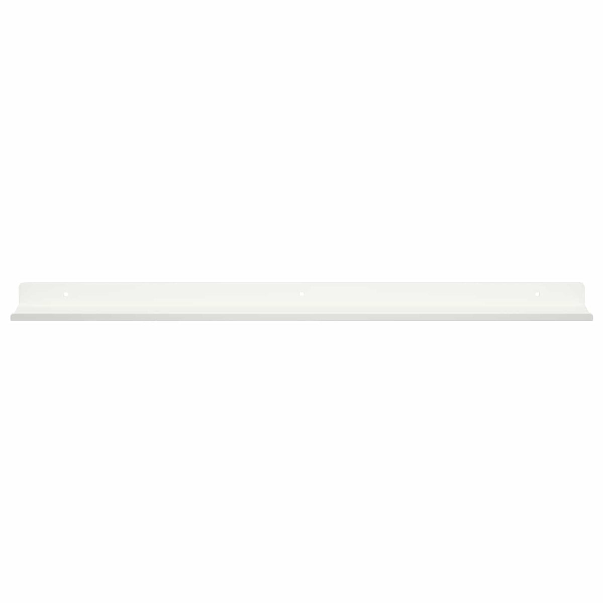 vidaXL Półka wisząca 2 szt. Biały 60 x 8,5 x 2,5 cm Stal